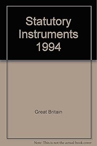 Statutory Instruments - Sections 1-3, 1st January-30th April 1994