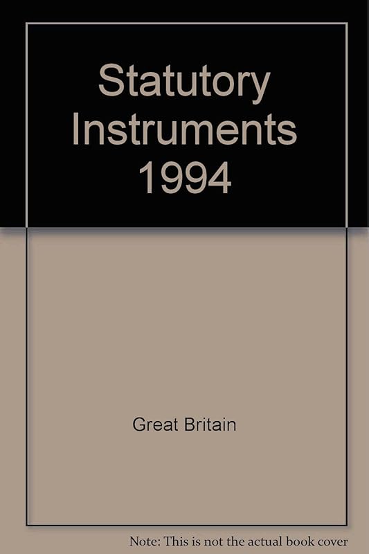 Statutory Instruments - Sections 1-3, 1st January-30th April 1994 by unknown author