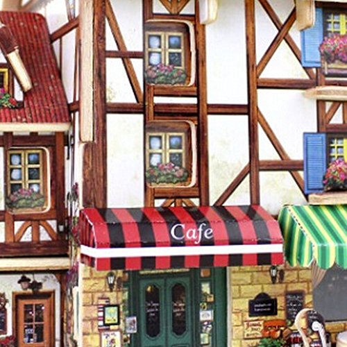 

3D Buildings and Shops Wooden Puzzles F125 Coffee Shop