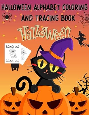 Halloween Alphabet Coloring And Tracing Book : halloween Alphabet letter tracing from A-Z plus coloring: halloween letter tracing book for kids , Halloween tracing for preschoolers kids ages 3 and Up
