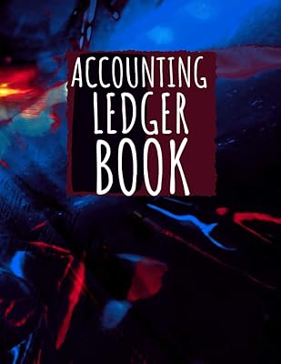Accounting Ledger Book I 8,5" x11" , 132 Pages I Simple Accounting Ledger for Bookkeeping