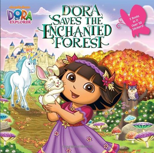 Dora Saves the Enchanted Forest/Dora Saves Crystal Kingdom by Random House  (Author, Illustrator)