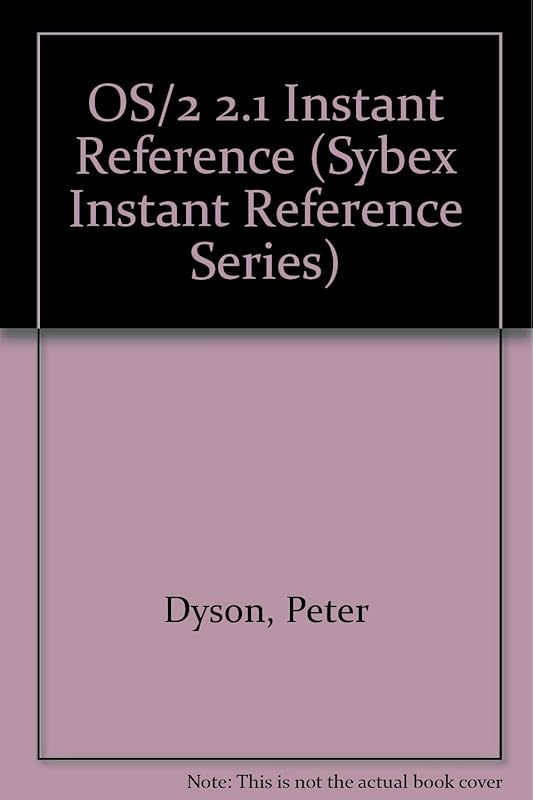Os/2 2.1 Instant Reference (Sybex Instant Reference Series) by Peter Dyson