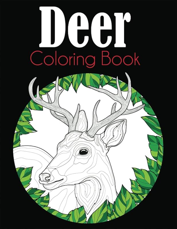 Deer Coloring Book by Dylanna Press