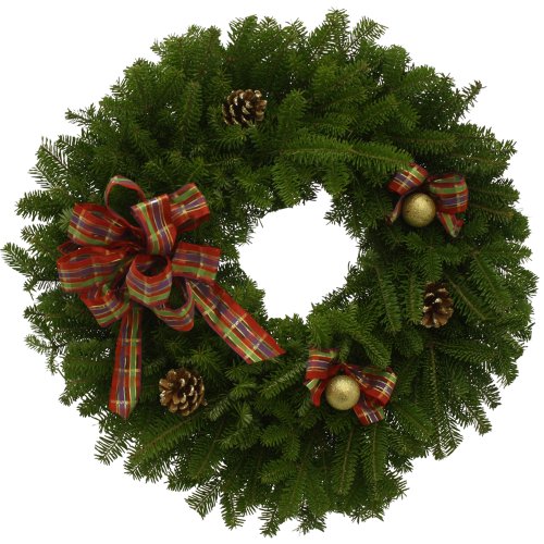 Algopix Similar Product 1 - Worcester Wreath 24Inch Jeweled Ribbon