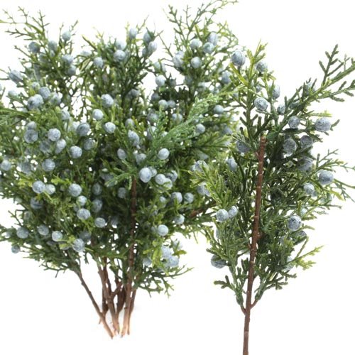 Factory Direct Craft ® Collection of 12 Artificial Christmas Holiday Pine Juniper Floral Picks