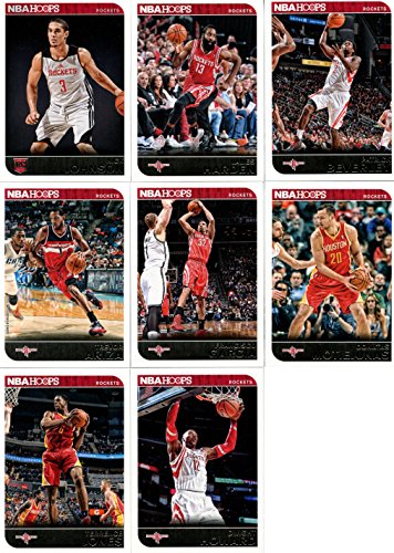 

Houston Rockets Brand New 2014 2015 Hoops Basketball Factory Sealed NBA Licensed 8 Card Team Set with James Harden Dwight Howard Plus