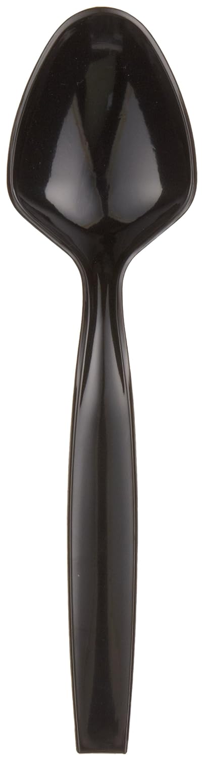 

CaterLine A7SPBL 9" Black Serving Utensils Spoon (Case of 144)