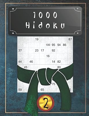 1000 Hidoku Vol. 2: Japanese puzzles: brain teaser and brain training - level: medium