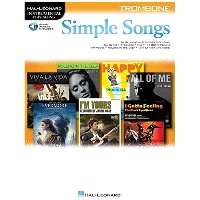 Simple Songs: Trombone (Hal Leonard Instrumental Play-Along) by Hal Leonard Corp.