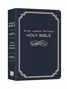 Holy Bible: King James Version, Navy Blue, Red Letter Edition, Deluxe Gift & Award (King James Bible)