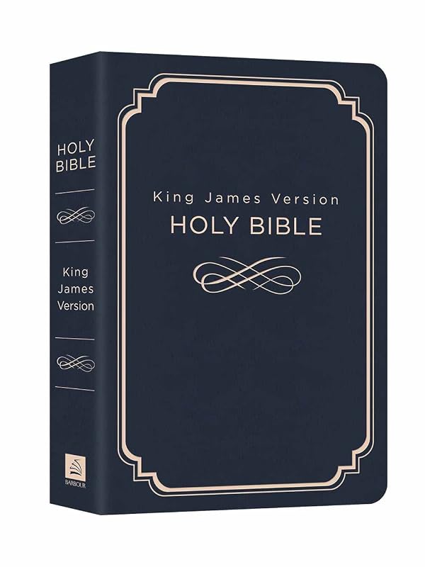 Holy Bible: King James Version, Navy Blue, Red Letter Edition, Deluxe Gift & Award (King James Bible) by Barbour Publishing
