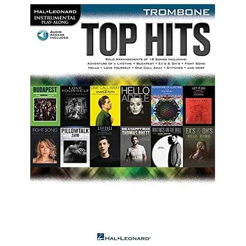Top Hits: Trombone by Hal Leonard Corp.