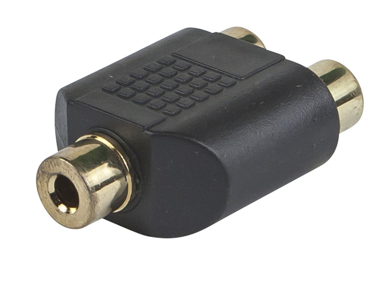 

Monoprice 107190 3.5mm Stereo Jack to 2 RCA Jack Splitter Adaptor, Gold Plated