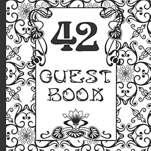 42 Guest Book: Includes Gift Tracker and Picture Pages to Create a Lasting Keepsake to Treasure Forever by Nouveau Design