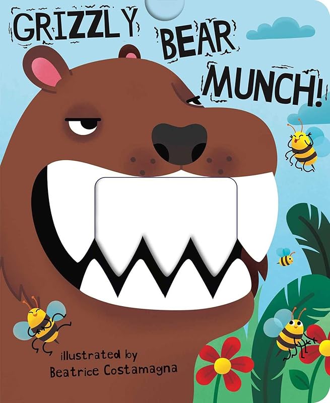 Grizzly Bear Munch! (Crunchy Board Books) by Little Bee Books