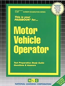 Motor Vehicle Operator(Passbooks) (Career Examination Series)