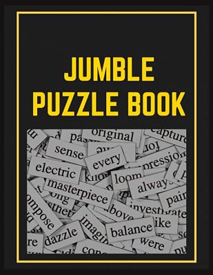 jumble Puzzle Book: Large Print Word Puzzles for Adults, Jumble Word Puzzle Books, Word Puzzle Game (words scramble)