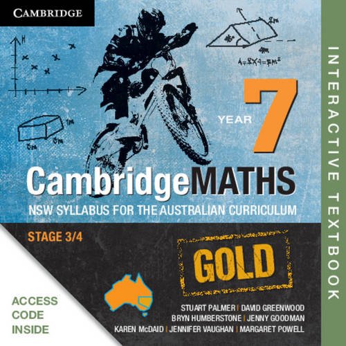 CambridgeMATHS GOLD NSW Syllabus for the Australian Curriculum Year 7 Digital Card by Stuart Palmer