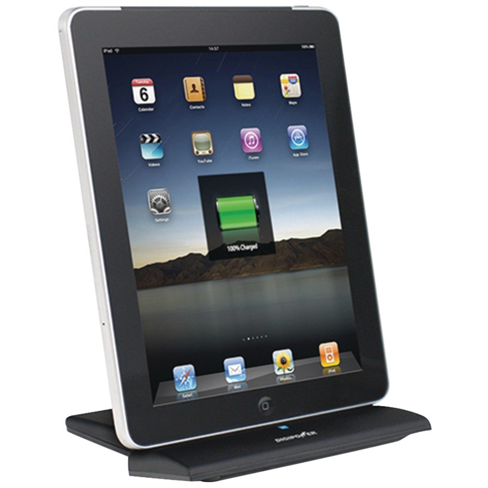 

1 - iPad(R)/iPhone(R)/iPod(R) Charging Dock, Compatible with iPad(R)/iPhone(R)/iPod(R), Charges & docks iPad(R)/iPhone(R)/iPod(R) devices, PD-ST1