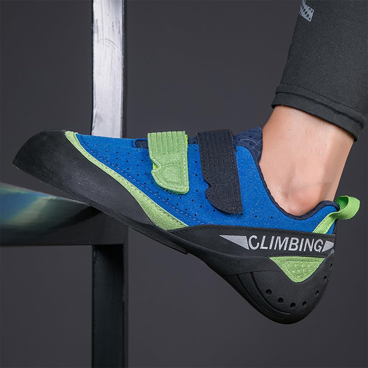 Kids Teenagers Beginner Rock Climbing Shoes For Sport & Gym, Ladies Lightweight Breathable Mesh Indoor Bouldering Shoes_vogvips.com