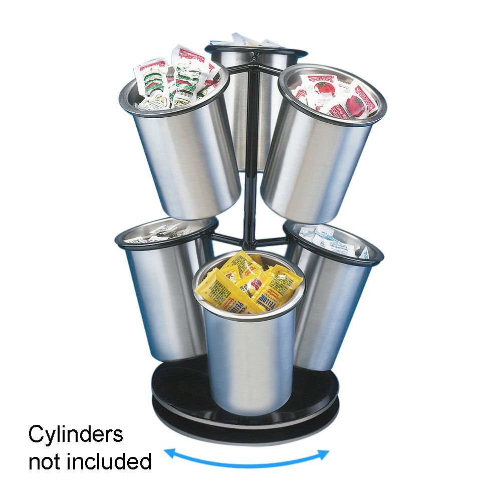 

Cal-Mil 1227-13 Cylinder Display, 6, 12" Width x 12" Depth x 15.25" Height, Black