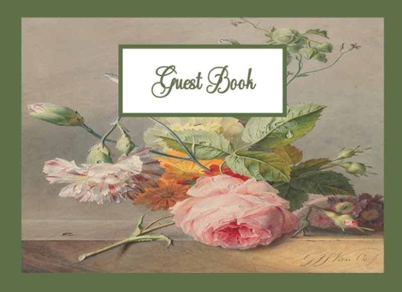 Cottage Guest Book: Cottage, Farmhouse, Cottagecore Guest Book by Vintage Charm Cottage