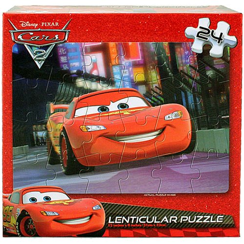 

Disney Pixar Cars 2 Lenticular Puzzle [24 Pieces - Lightning McQueen]