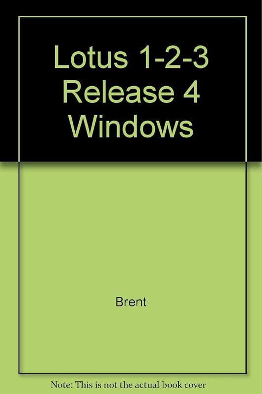 Lotus 1-2-3 Release 4 Windows by Brent