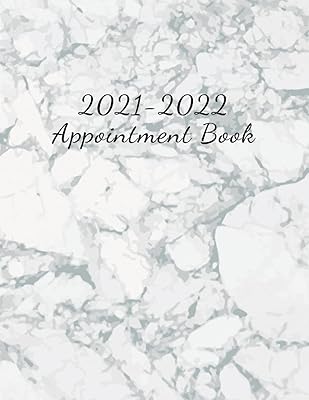 Appointment Book 2021-2022: Appointment Book Daily and Hourly For Nail and Salon, 15 Minute Time Slots
