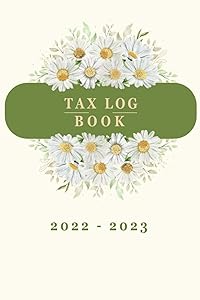 tax log book: 100 pages and the book size is 6 x 9 Simple Transaction Log Book by Kamal edition