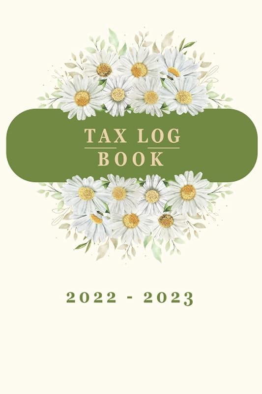 tax log book: 100 pages and the book size is 6 x 9 Simple Transaction Log Book by Kamal edition