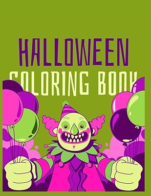Halloween Coloring Book: Coloring Toy Gifts for Toddlers, Kids ,Children or Adult Relaxtion | Cute Easy and Relaxing Large Print Birthday Gifts
