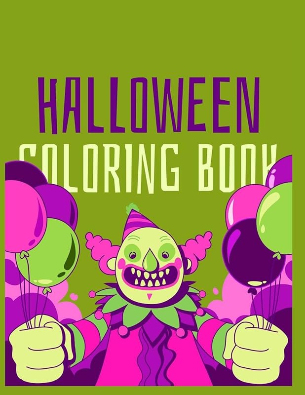 Halloween Coloring Book: Coloring Toy Gifts for Toddlers, Kids ,Children or Adult Relaxtion | Cute Easy and Relaxing Large Print Birthday Gifts by Shayne Coloring Book