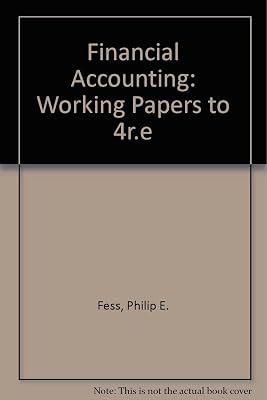 Financial Accounting: Working Papers to 4r.e