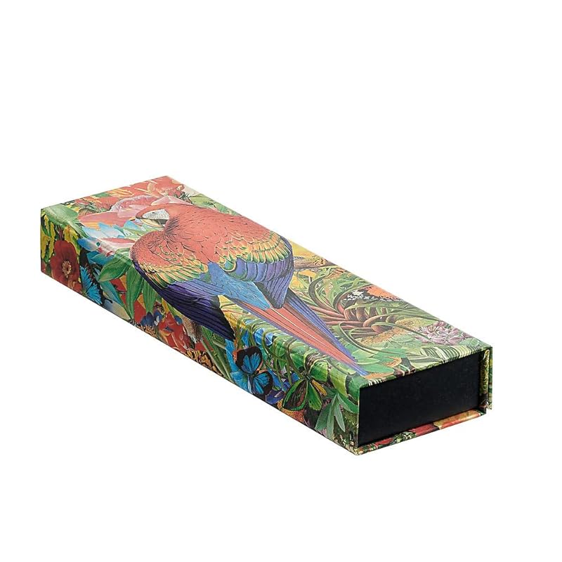 Paperblanks | Tropical Garden | Nature Montages | Pencil Case | Wrap Closure by Paperblanks