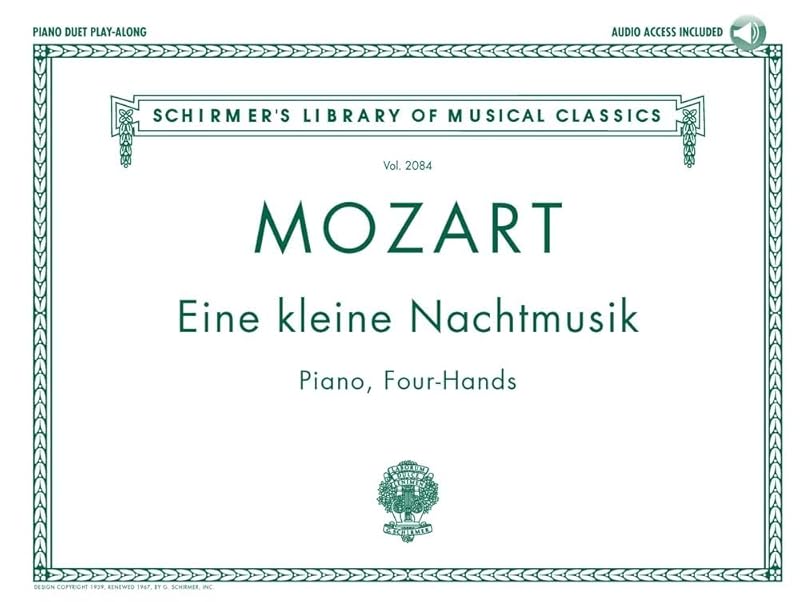 Mozart - Eine kleine Nachtmusik - Piano Duet Play-Along (Bk/Online Audio) by Wolfgang Amadeus Mozart