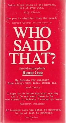 Who Said That? : Omnibus Edition