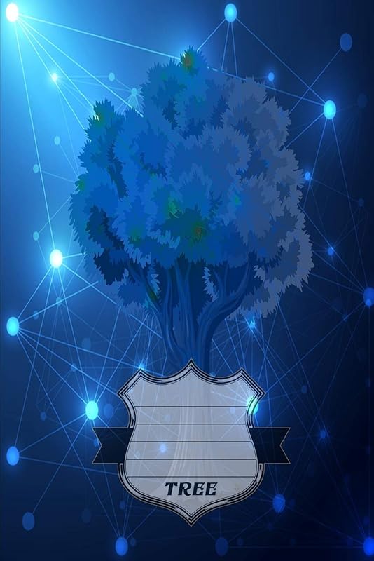 Tree: Blue Abstract Designs by gdimido art