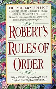 Robert's Rules of Order