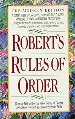 Robert's Rules of Order