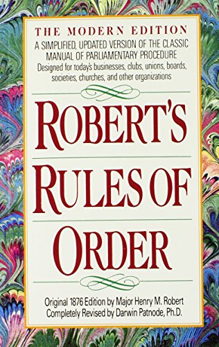 Robert's Rules of Order by Henry M Robert