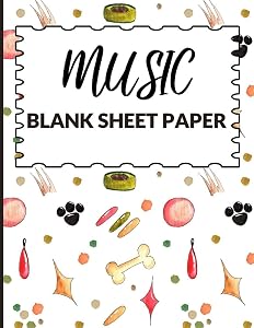 Music Blank Sheet Paper: Composer Staff Manuscript by Melody Ann Media