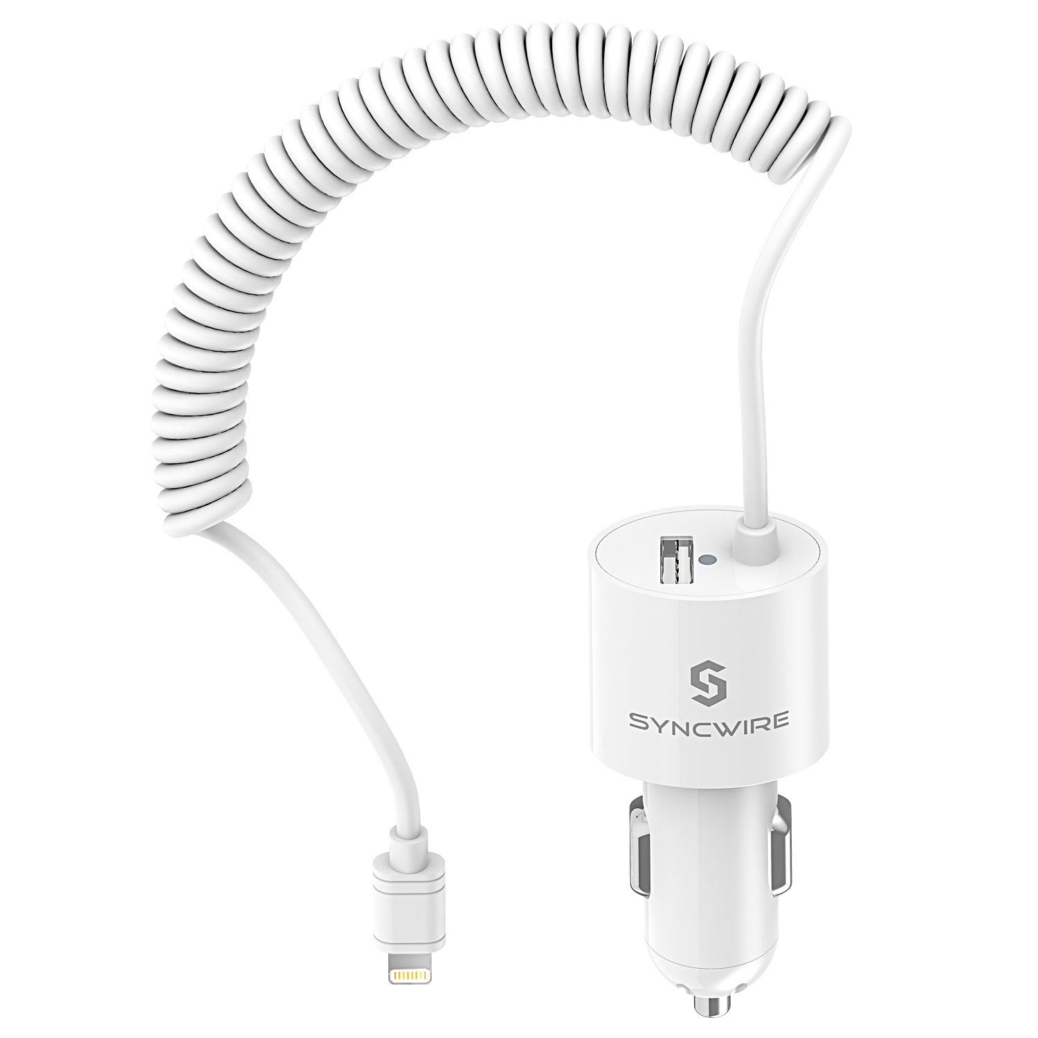 Save 55 Syncwire Lightning Car Charger With Builtin Coiled Lightning