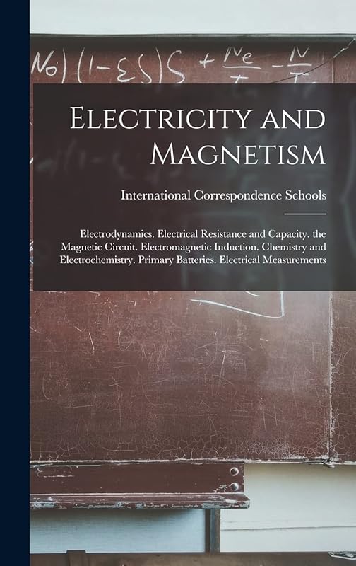 Electricity and Magnetism: Electrodynamics. Electrical Resistance and Capacity. the Magnetic Circuit. Electromagnetic Induction. Chemistry and ... Primary Batteries. Electrical Measurements by International Correspondence Schools