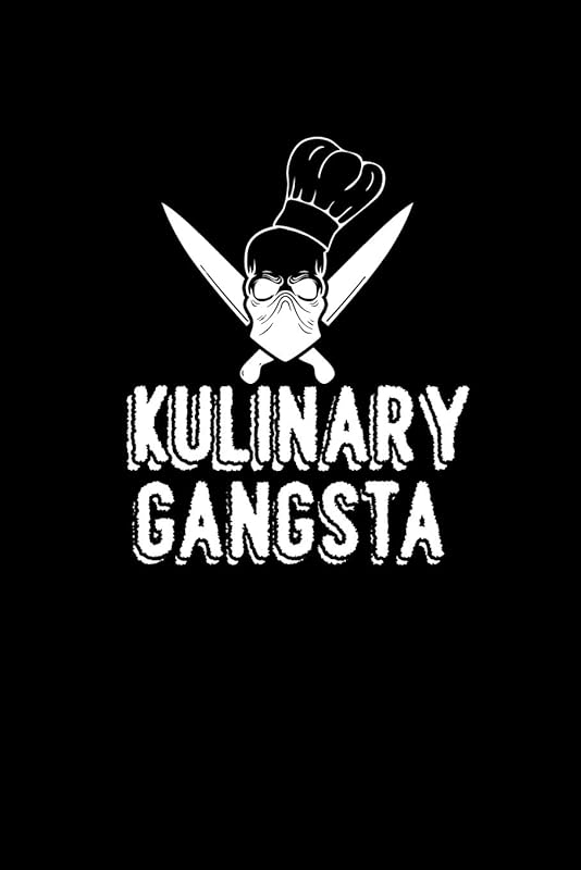 Kulinary Gangsta: 110 Game Sheets - 660 Tic-Tac-Toe Blank Games | Soft Cover Book for Kids | Traveling & Summer Vacations | 6 x 9 in | 15.24 x 22.86 cm | Single Player | Funny Great Gift by Till Wiek