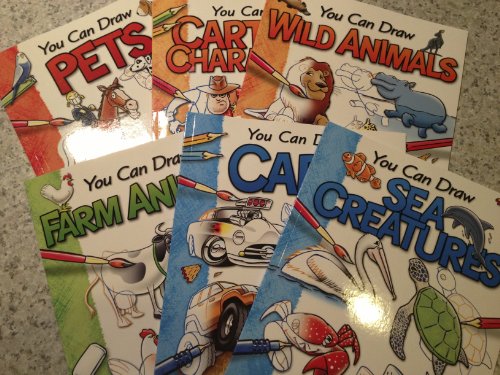 You Can Draw Set of 6 Books by Damien Toll
