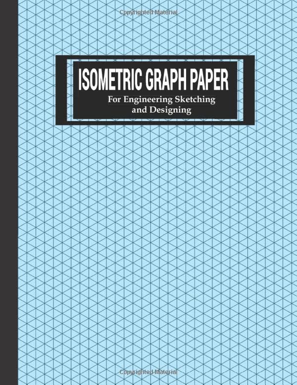 Isometric Graph Paper: For Engineering Sketching and Designing -Blue by Emma.Mom Books