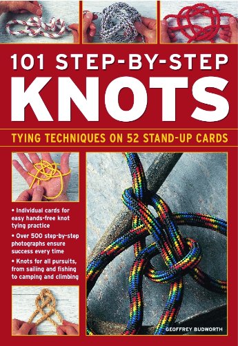 101 Step-By-Step Knots: Special stand-up design for hands-free practice by Geoffrey Budworth