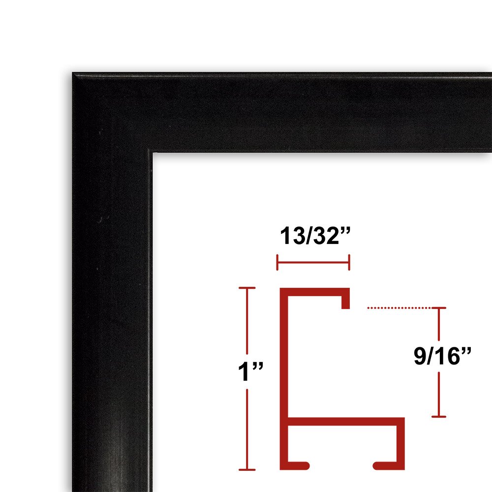

9 5/8 x 16 3/16 Poster Frame Profile: #93 Custom Size Picture Frame